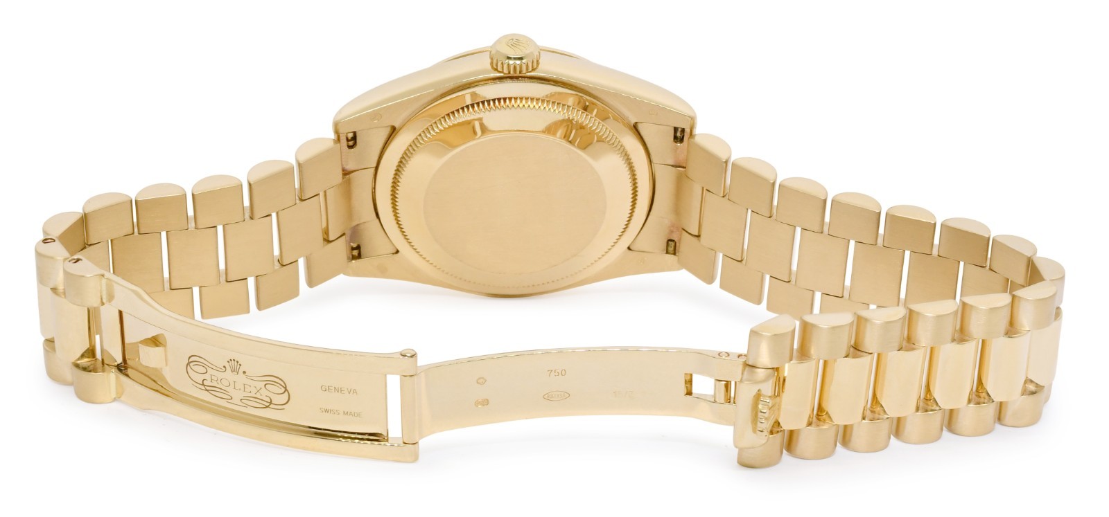 Rolex Day-Date President Yellow Gold Jubilee Diamond Dial 36mm Watch Y 118238