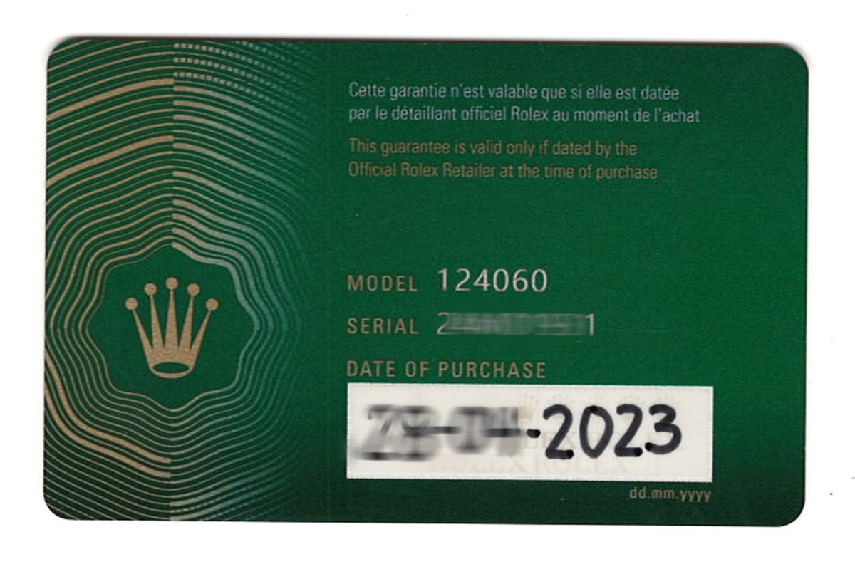 Rolex Submariner No Date Steel Black Ceramic Mens 41mm Watch +Card '23 124060