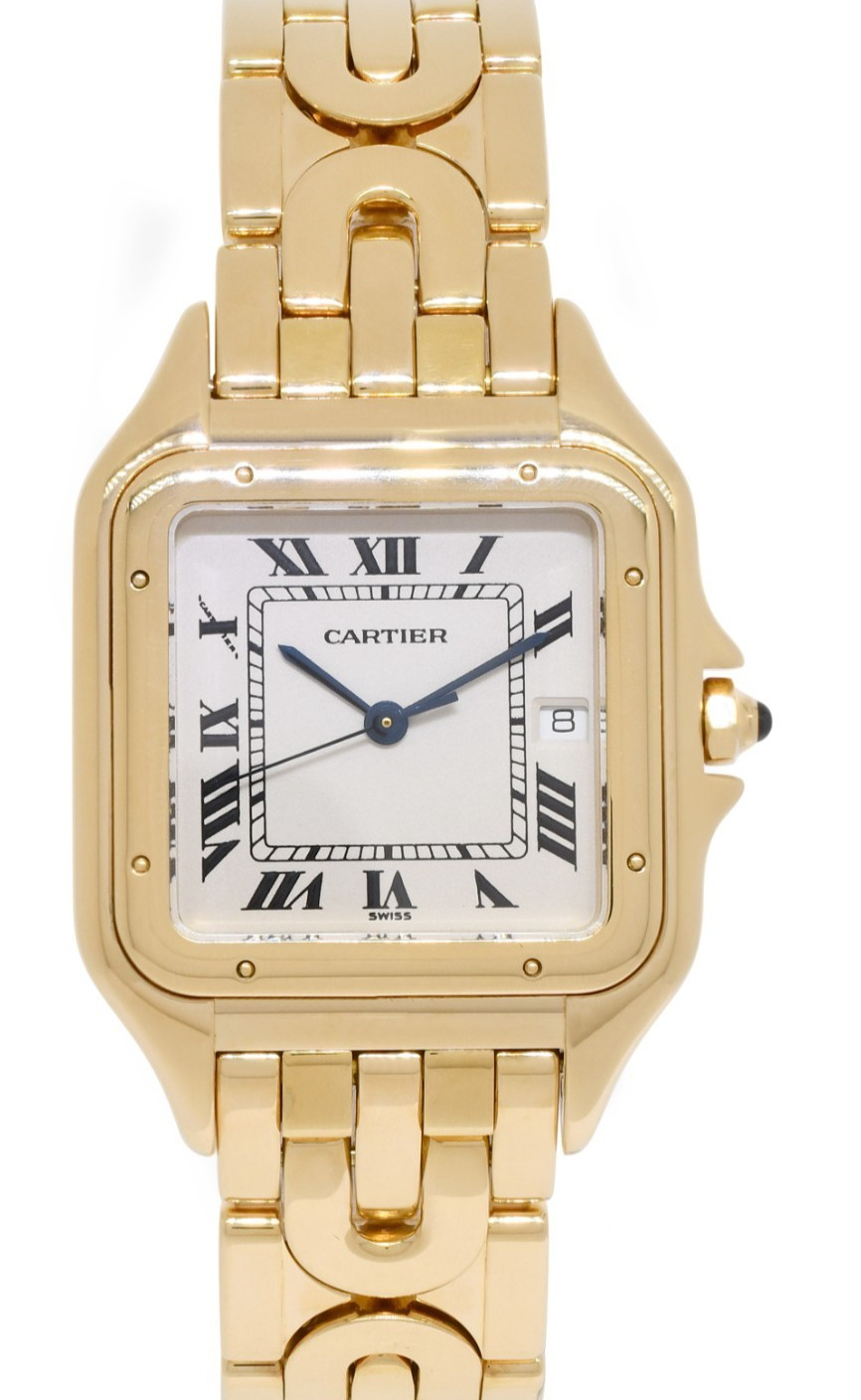 Cartier Panthere Large 18k Yellow Gold Art Deco Quartz Watch W25014N3 1060 Cartier Panthere Large 18k Yellow Gold Art Deco Quartz Watch W25014N3 1060