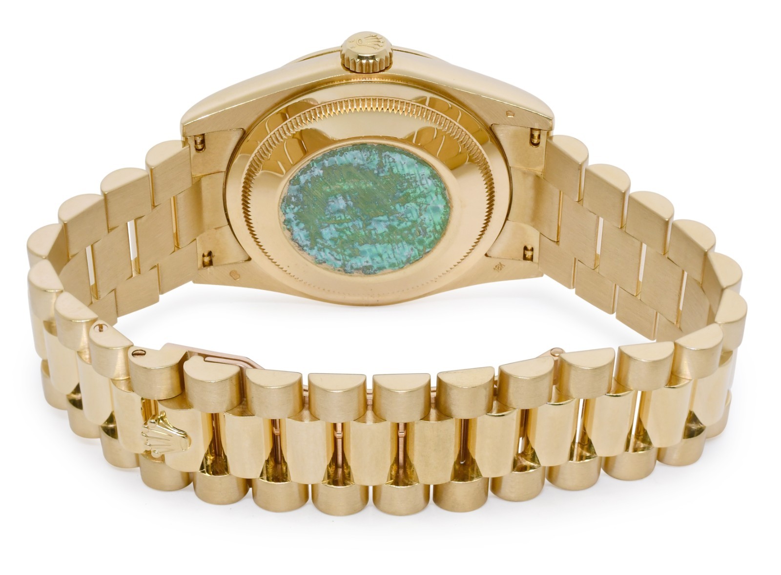 Rolex Day-Date President 18k Yellow Gold Sundust Dial 36mm Watch Y 118238