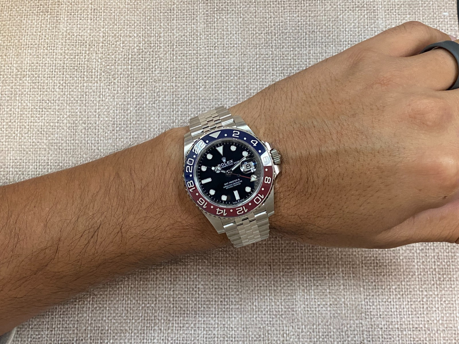 Rolex GMT-Master II Steel & Ceramic "Pepsi" Jubilee Watch +Card '21 126710