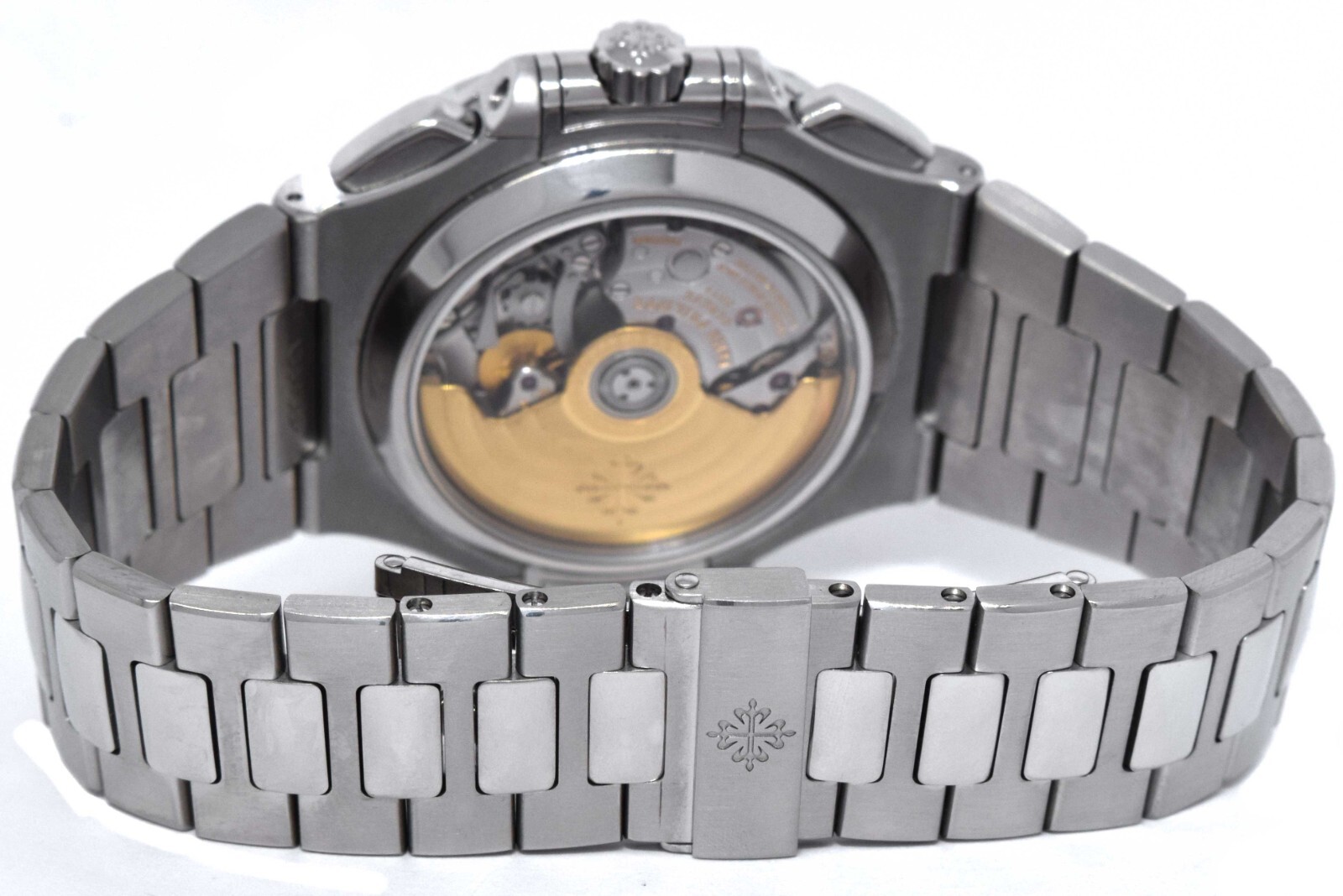 Patek Philippe Nautilus 5980 Chronograph Black Dial Watch w/Archive '11 5980/1A