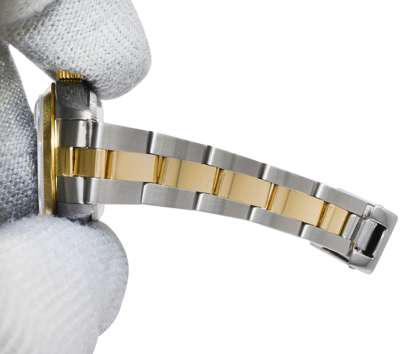 Rolex Datejust 18k Yellow Gold/Steel MOP Diamond Dial 26mm Watch +Papers F 79163