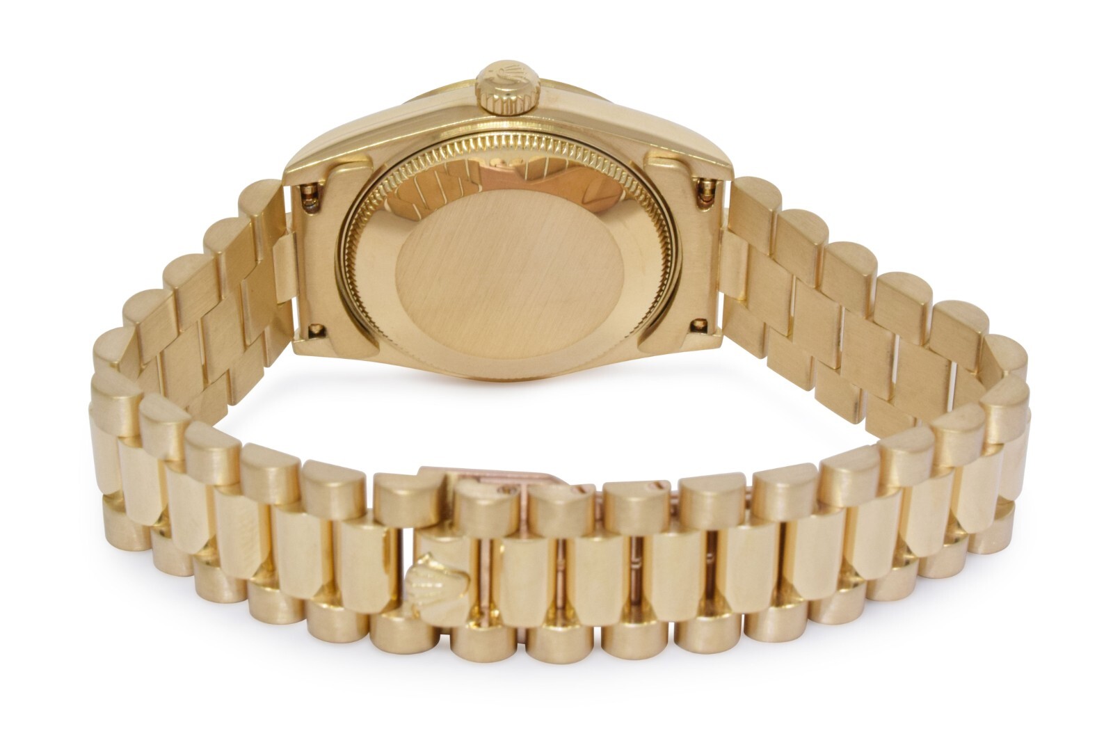 Rolex Datejust President 18k Yellow Gold Champagne Diamond 31mm Watch S 68278