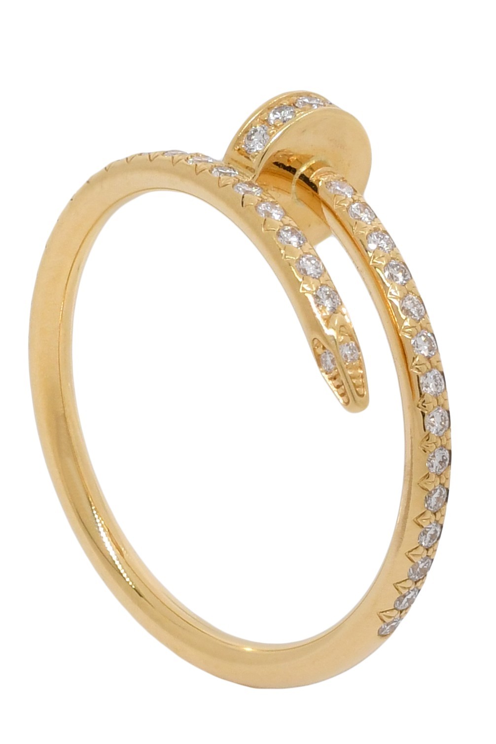 Cartier Juste Un Clou Ring Small Yellow Gold Diamond Nail 54 B/P '25 B4231554