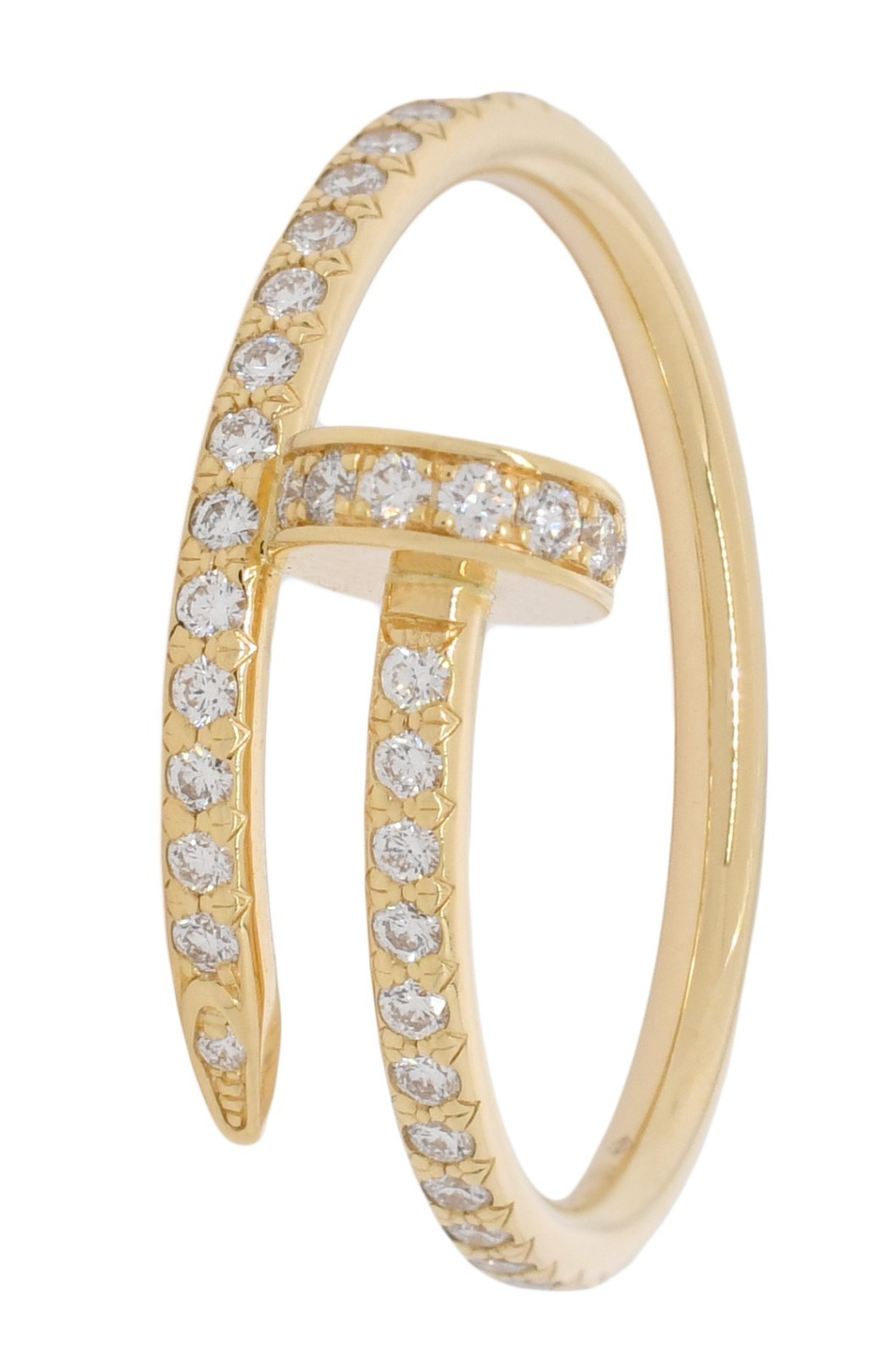 Cartier Juste Un Clou Ring Small Yellow Gold Diamond Nail 54 B/P '25 B4231554