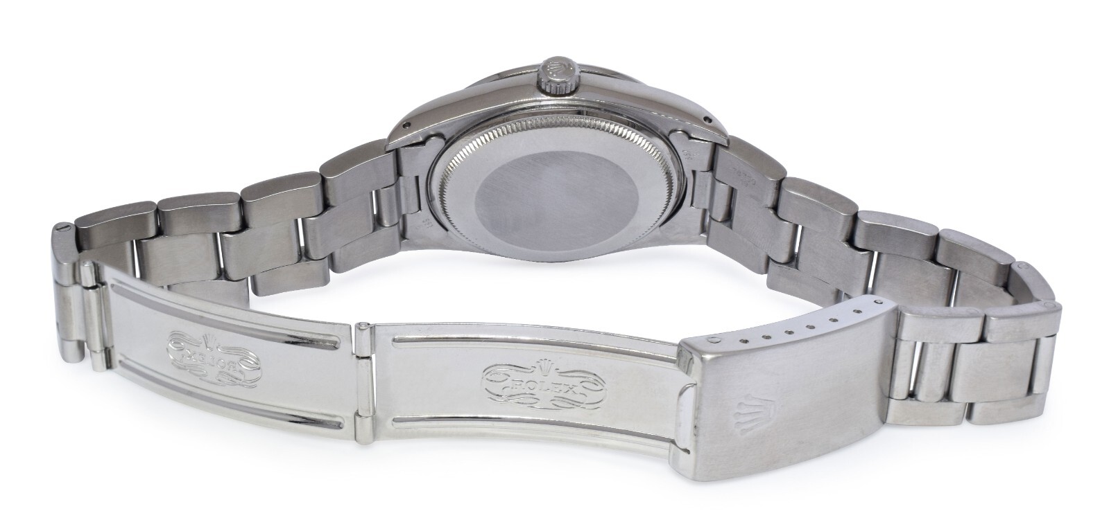 Rolex Air-King Precision Steel Silver Dial 34mm Automatic Watch E 14000