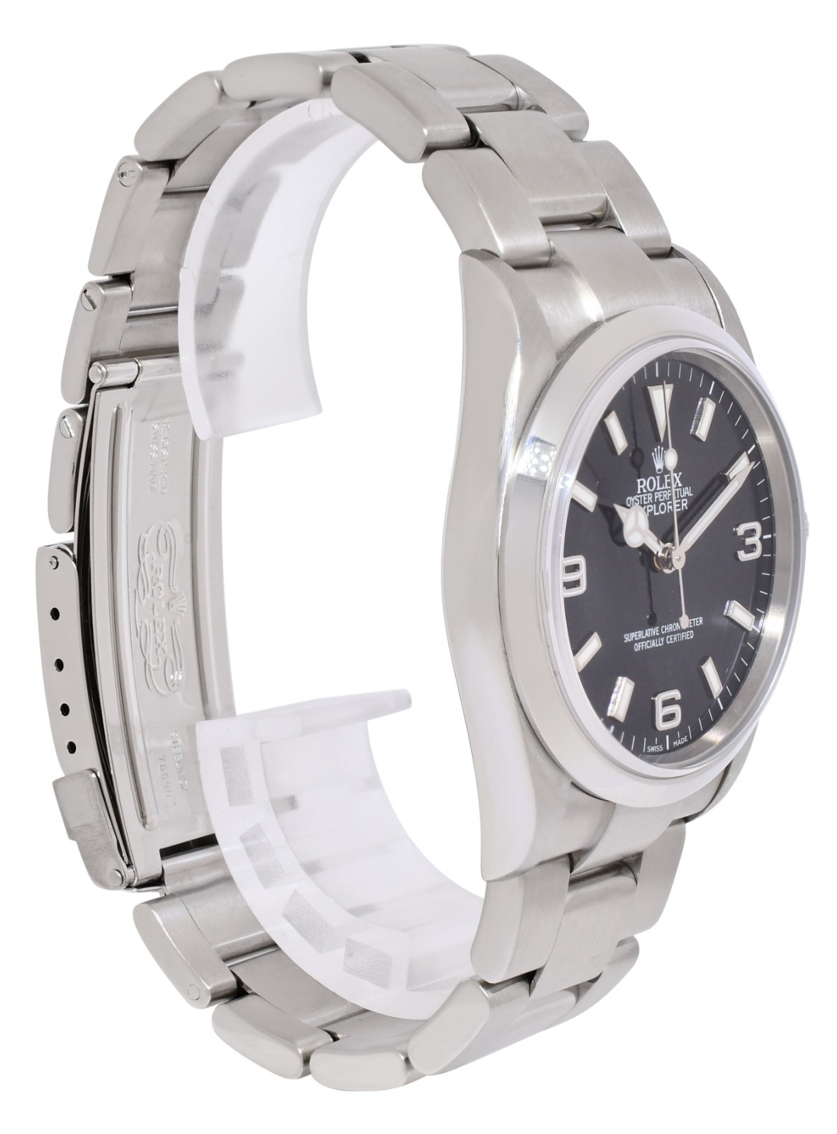 Rolex Explorer Stainless Steel Black Dial MK2 Mens 36mm Watch Z 114270