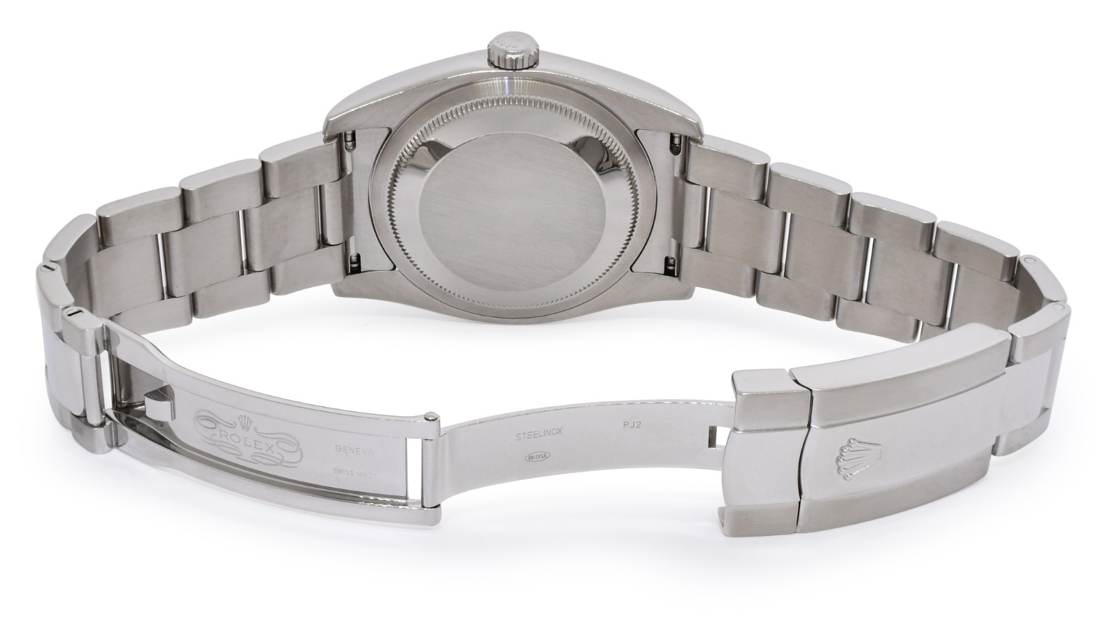 Rolex Datejust Steel Black Dial Oyster Bracelet 36mm Watch +Card M 116200