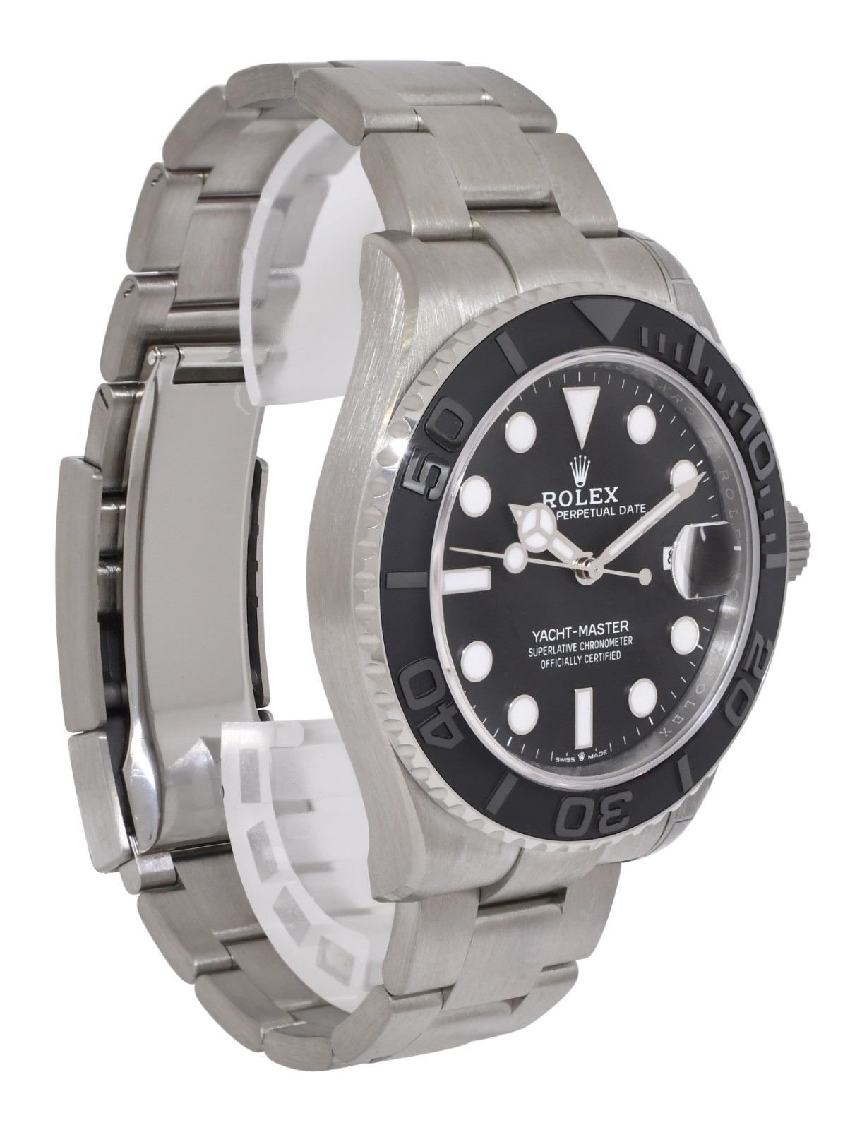 NEW Rolex Yacht-Master 42 RLX Titanium Intense Black Dial Watch B/P '26 226627
