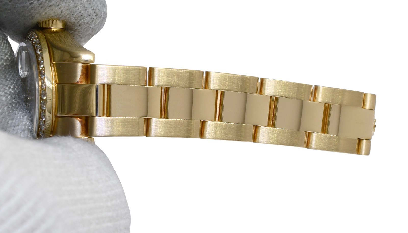 Rolex Datejust Oyster 18k Yellow Gold MOP Diamond Dial/Bezel 26mm Watch D 179178