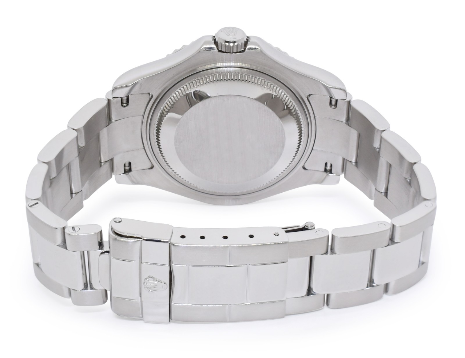 Rolex Yacht-Master Steel & Platinum Ladies 35mm Watch +Card M 168622