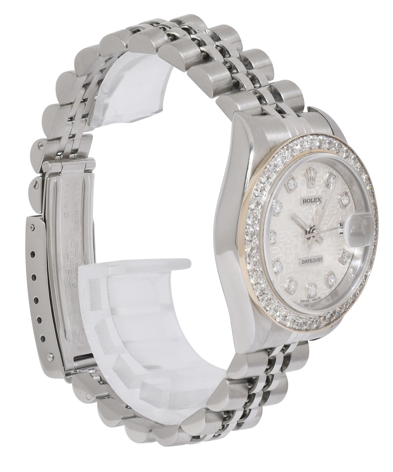Rolex Datejust Steel Jubilee Diamond Dial/Bezel Ladies 26mm Watch A 79240