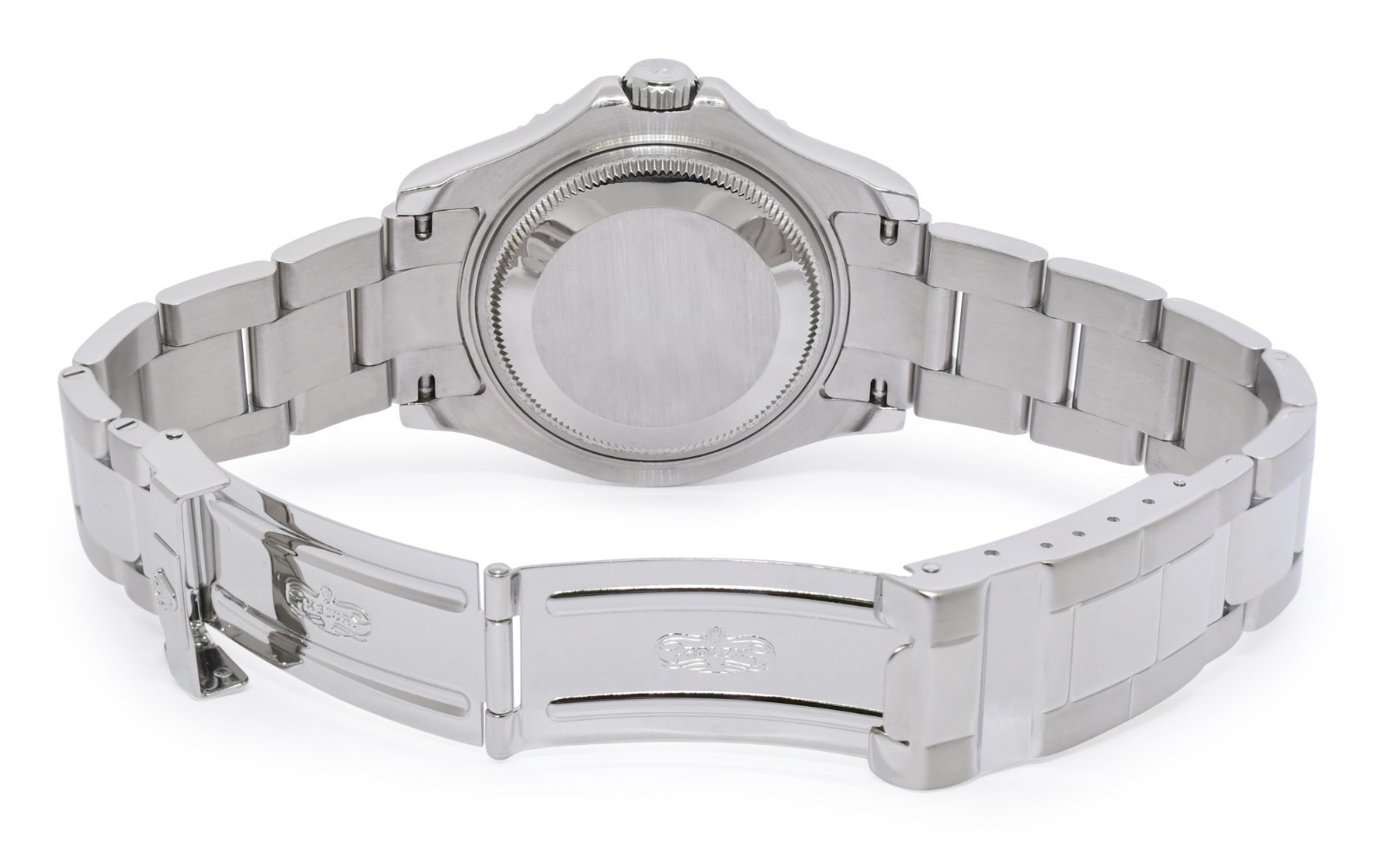 Rolex Yacht-Master Steel & Platinum Ladies 35mm Watch +Card M 168622