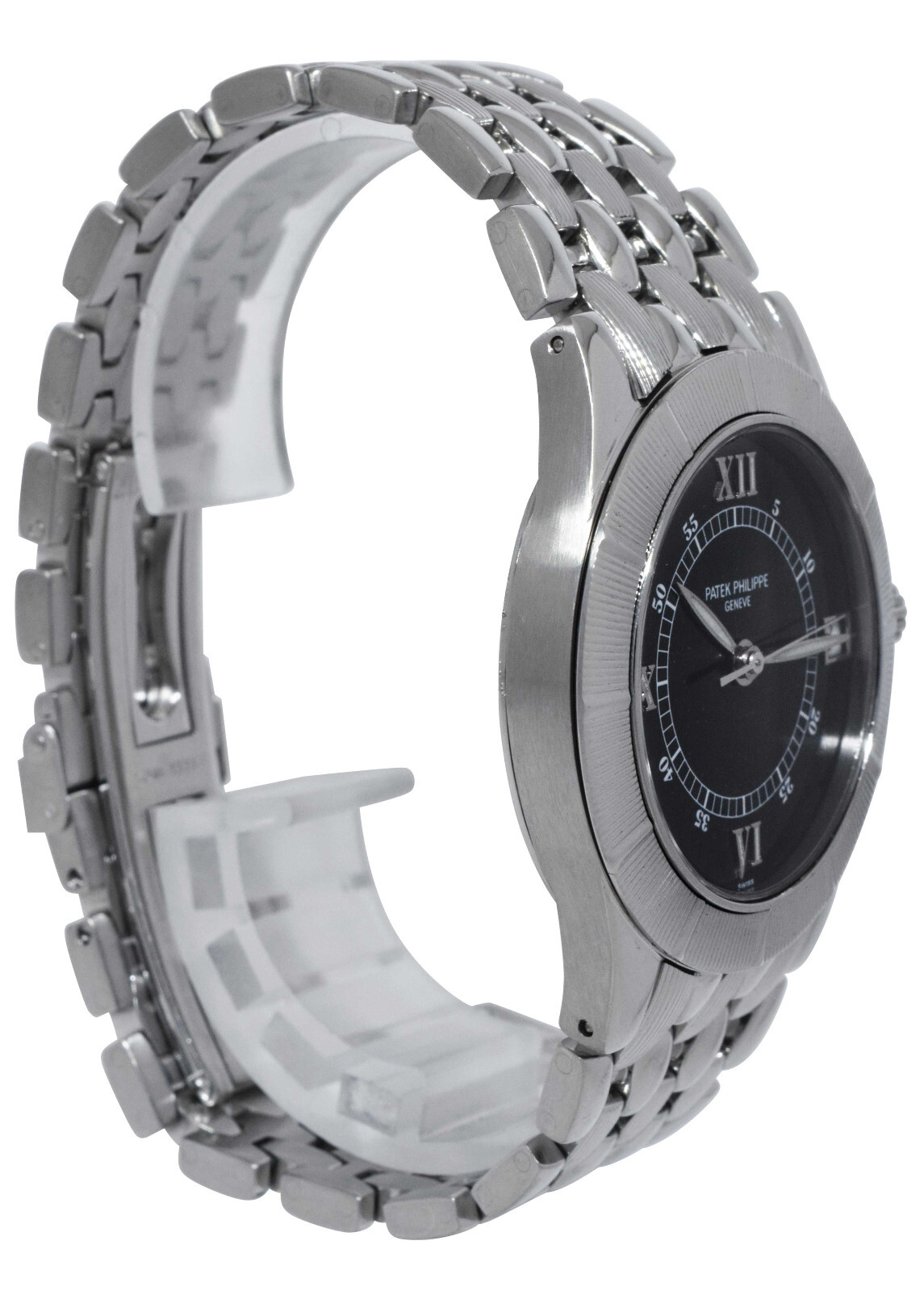 Patek Philippe Neptune 5080 Stainless Steel Black Dial Mens 36mm Watch 5080/1A
