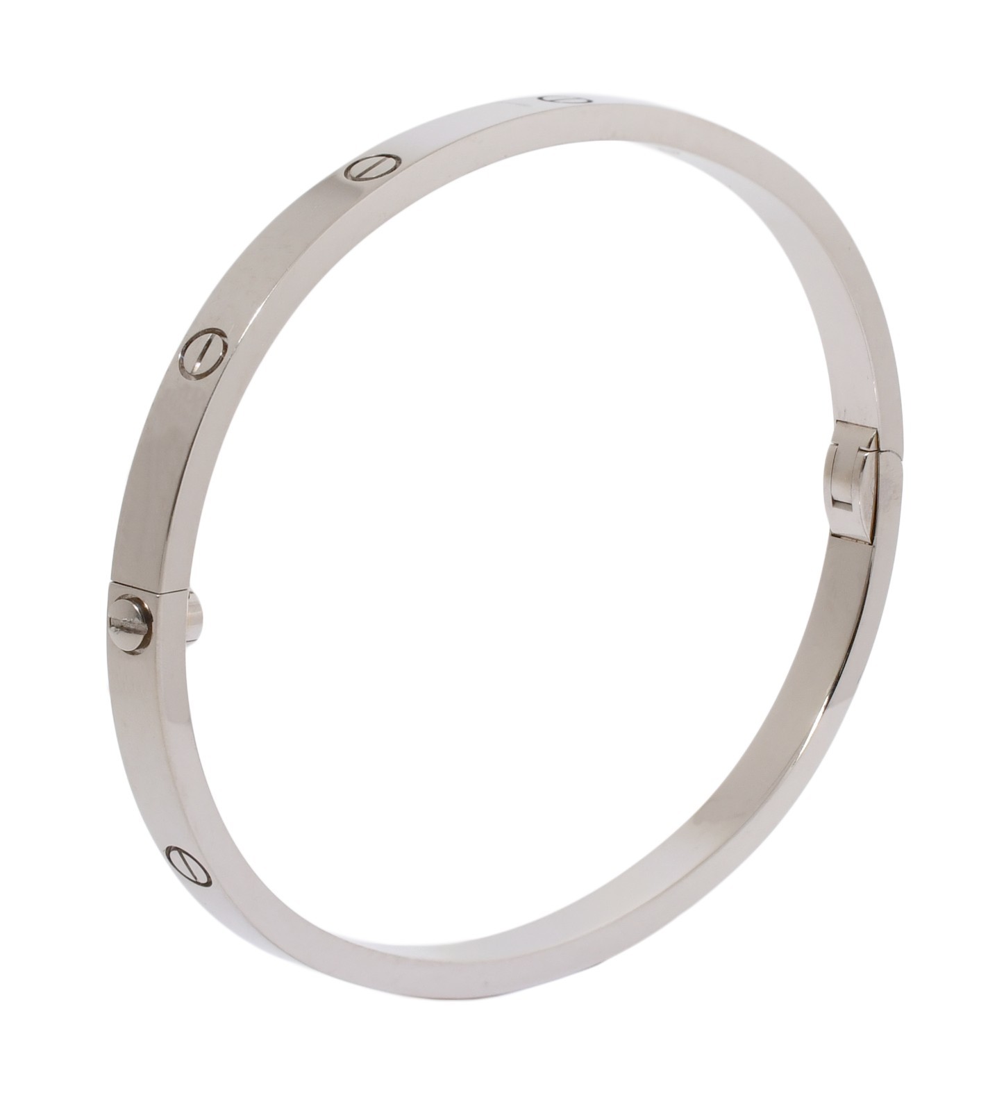Cartier Love Bracelet Small 18k White Gold Size 16cm Box/Papers '19 B6079216