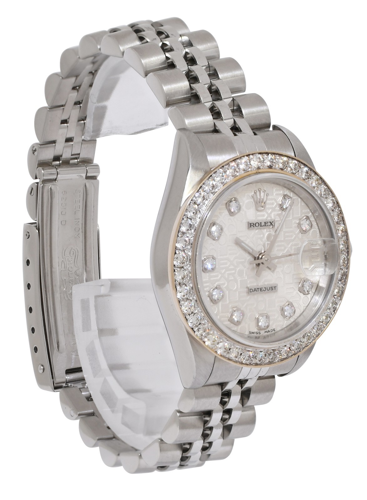 Rolex Datejust Steel Jubilee Diamond Dial/Bezel Ladies 26mm Watch A 79240