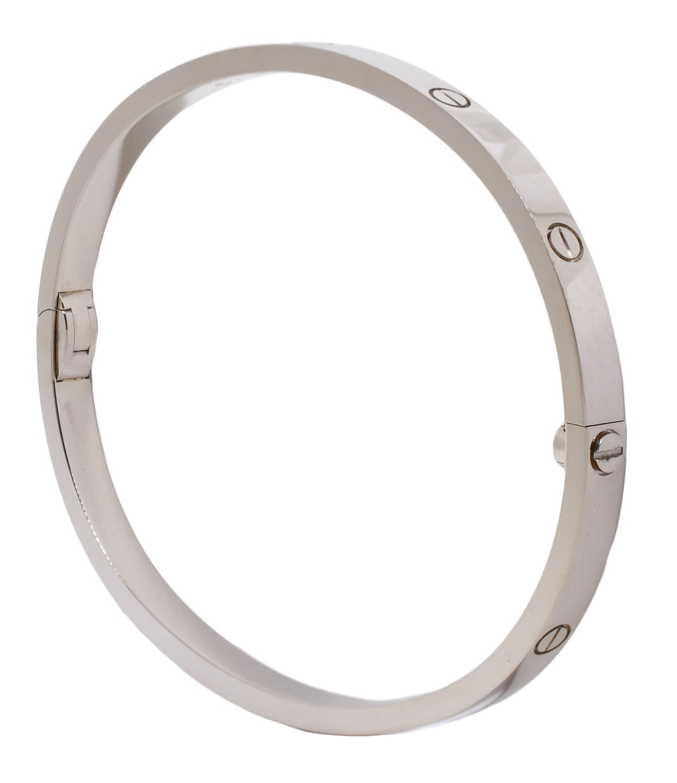 Cartier Love Bracelet Small 18k White Gold Size 16cm Box/Papers '19 B6079216