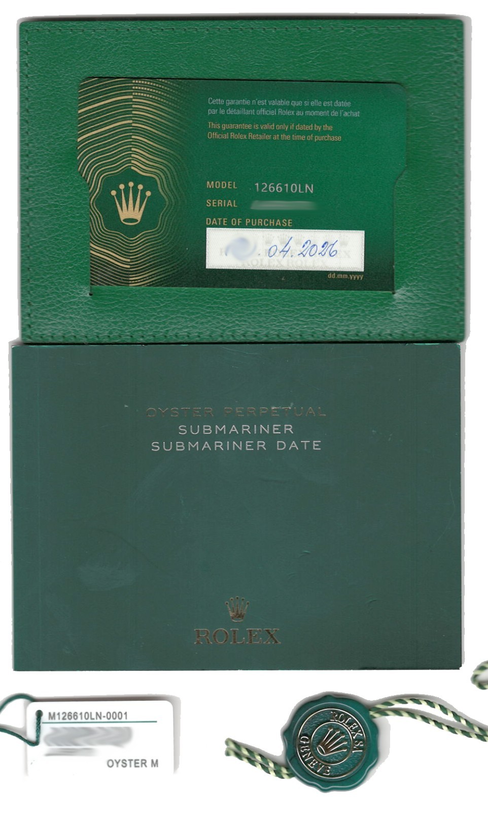 NEW Rolex Submariner Date 41mm Steel Ceramic Mens Watch Box/Papers '26 126610