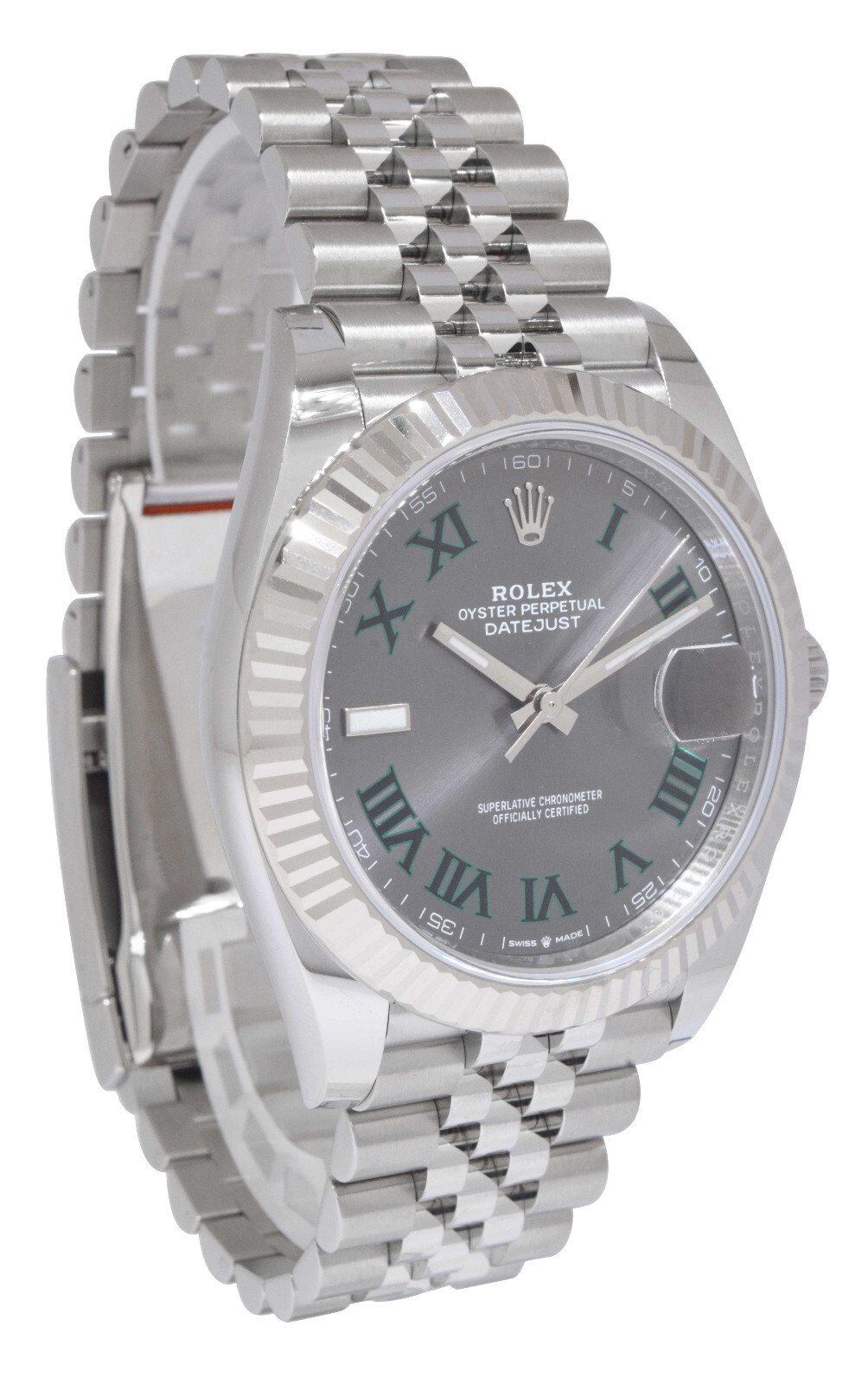 NEW Rolex Datejust 41 Steel & 18k Gold Bezel Wimbledon Watch B/P '26 126334