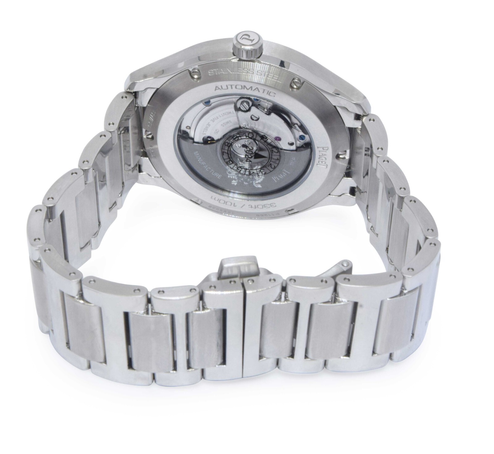 Piaget Polo S Blue Dial Steel Mens 42mm Automatic Watch +Box P11268 G0A41002