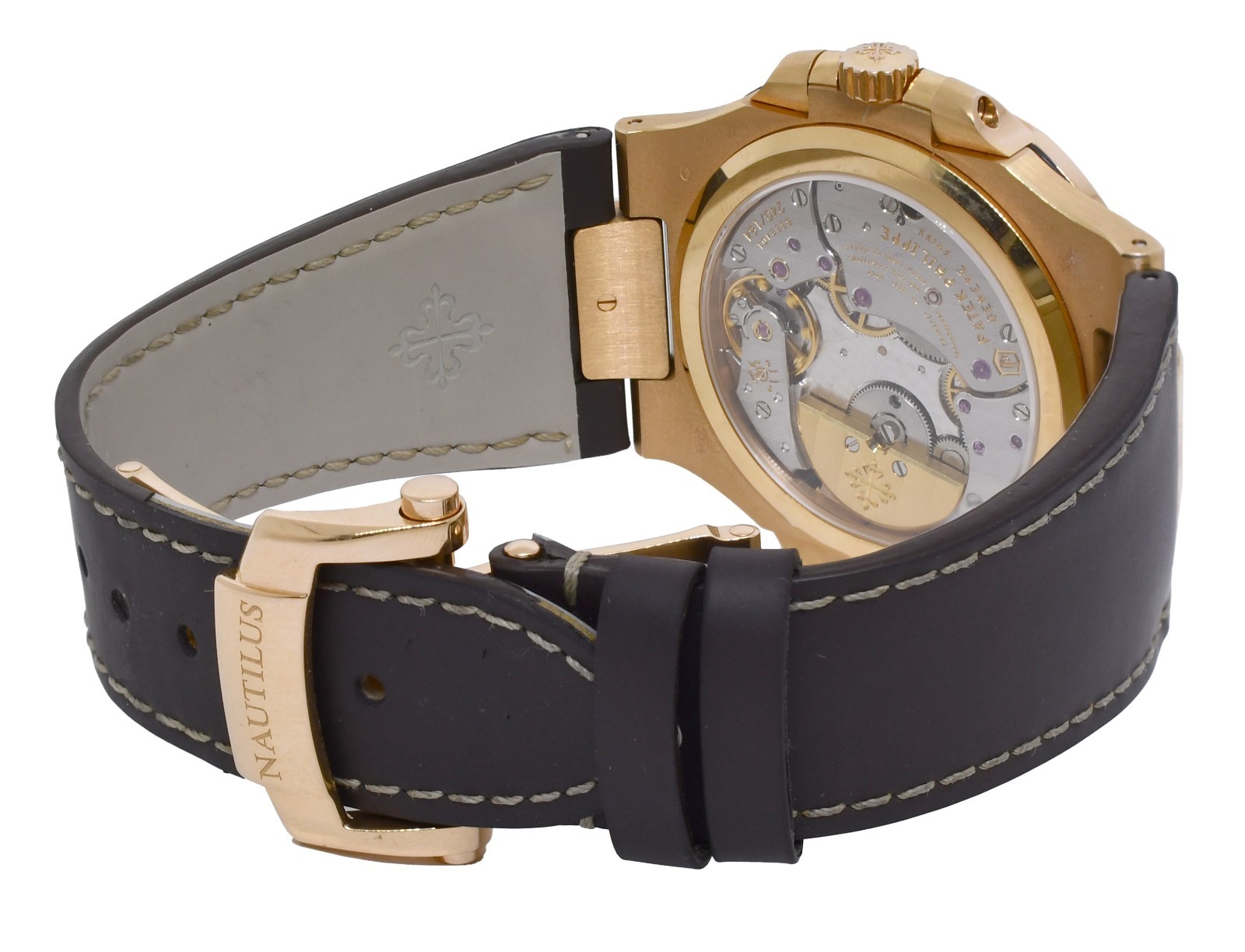Patek Philippe Nautilus 5712 Complication 18k Rose Gold Watch B/P '12 5712R-001
