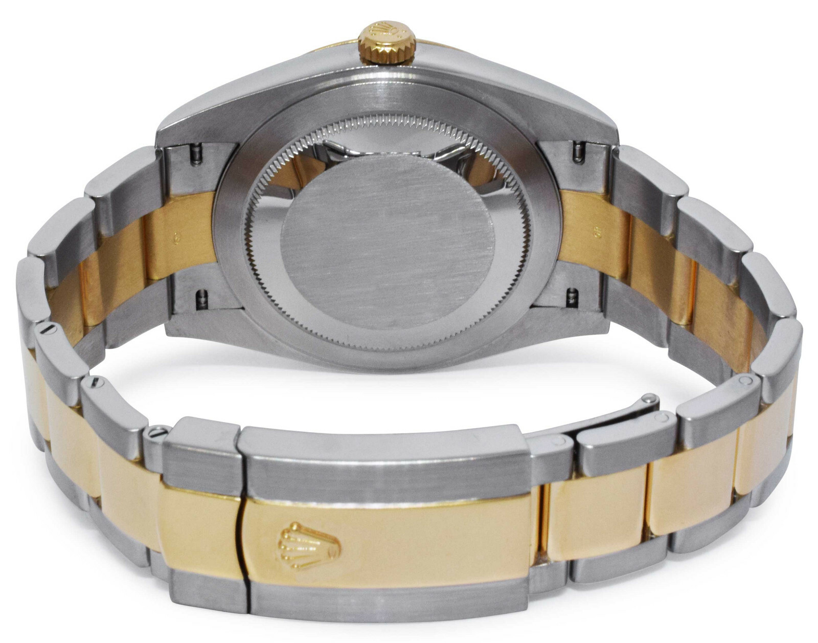 Rolex Datejust 41 18k Yellow Gold/Steel Silver Dial Mens Oyster Watch 126303