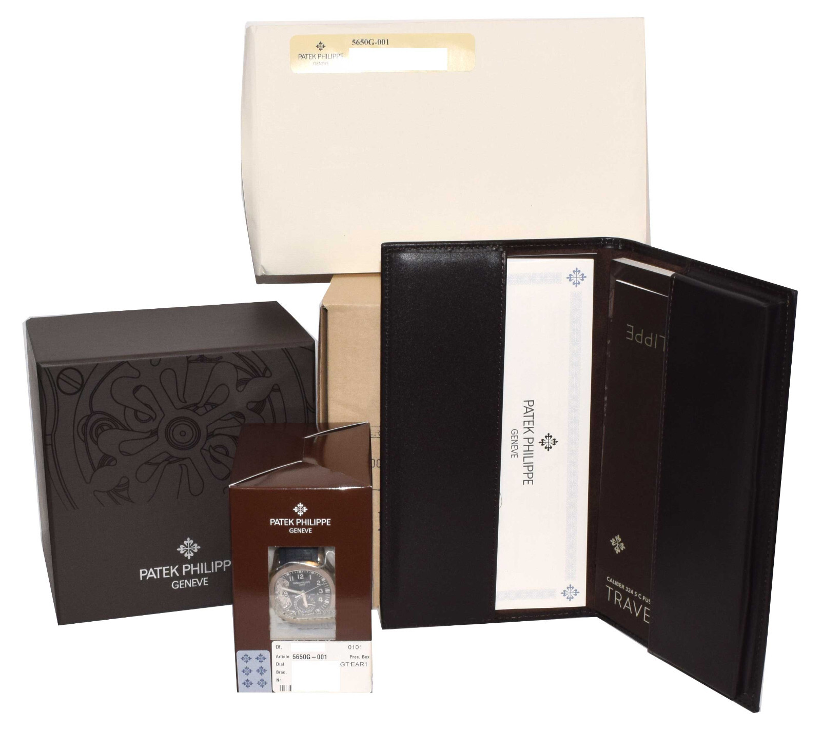Patek Philippe NEW Aquanaut Advanced Research 18k White Gold 5650G DOUBLE SEALED