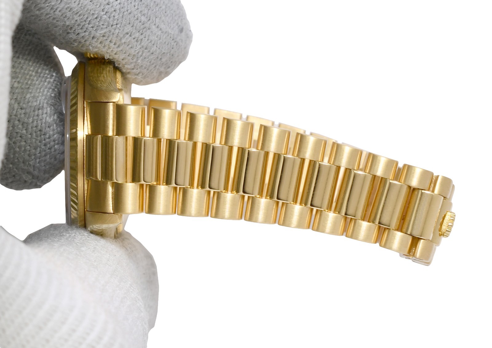 Rolex Datejust President 18k Yellow Gold Champagne 31mm Watch +Papers '88 68278