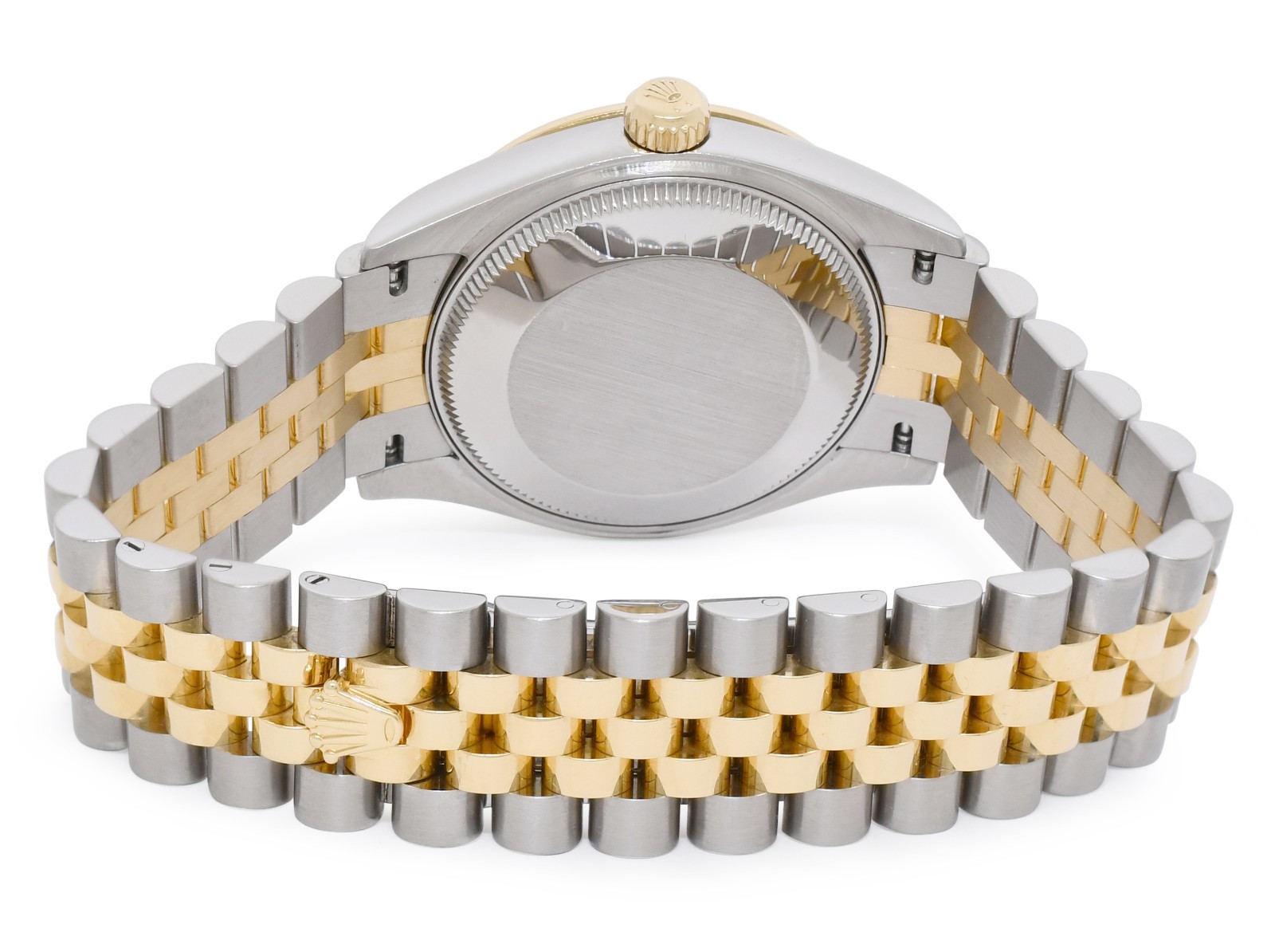 Rolex Datejust 31 18k Yellow Gold/Steel MOP Diamond Dial Ladies Watch 278273