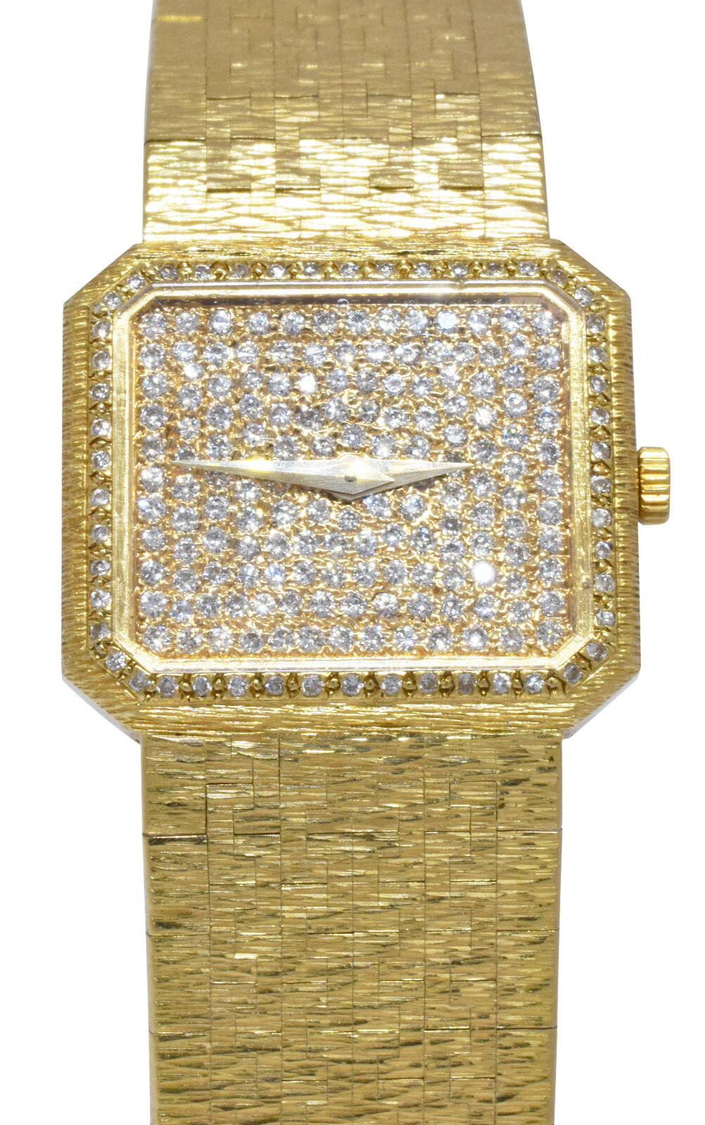 Piaget Rectangle 18k Yellow Gold Diamond Ladies Dress Quartz Watch +Box 8128 A 6 Piaget Rectangle 18k Yellow Gold Diamond Ladies Dress Quartz Watch +Box 8128 A 6