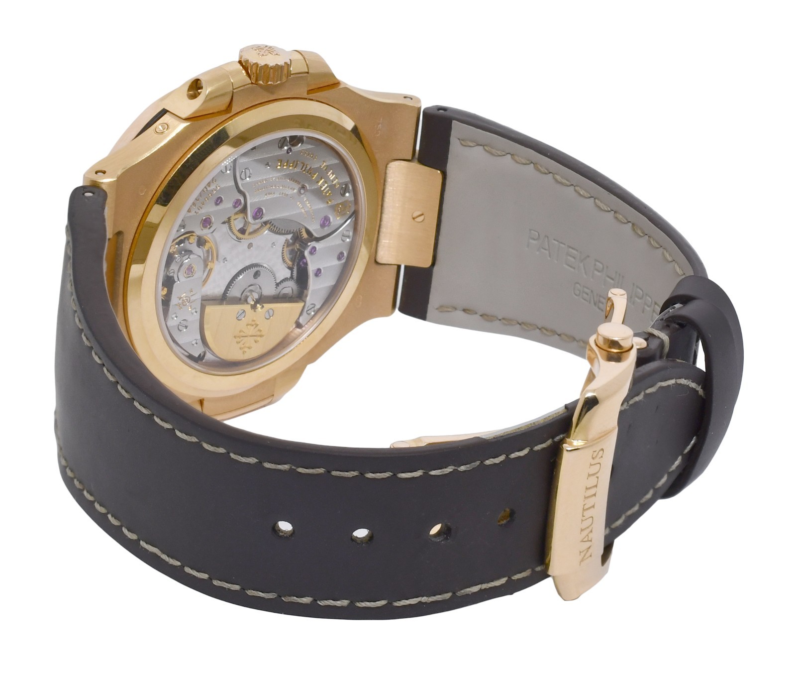 Patek Philippe Nautilus 5712 Complication 18k Rose Gold Watch B/P '12 5712R-001