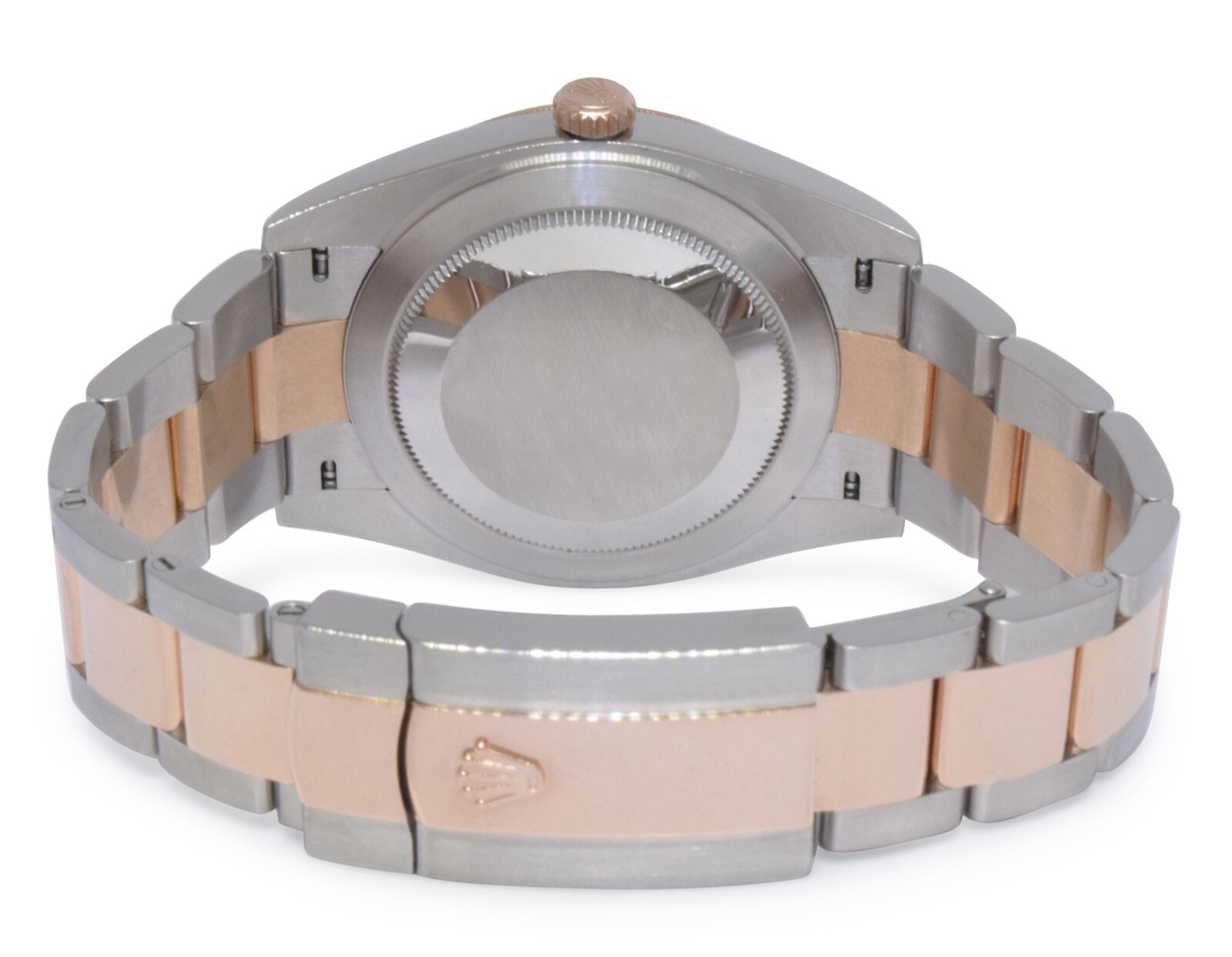Rolex Datejust 41 18k Rose Gold/Steel Sundust Dial Mens Watch +Card '18 126301
