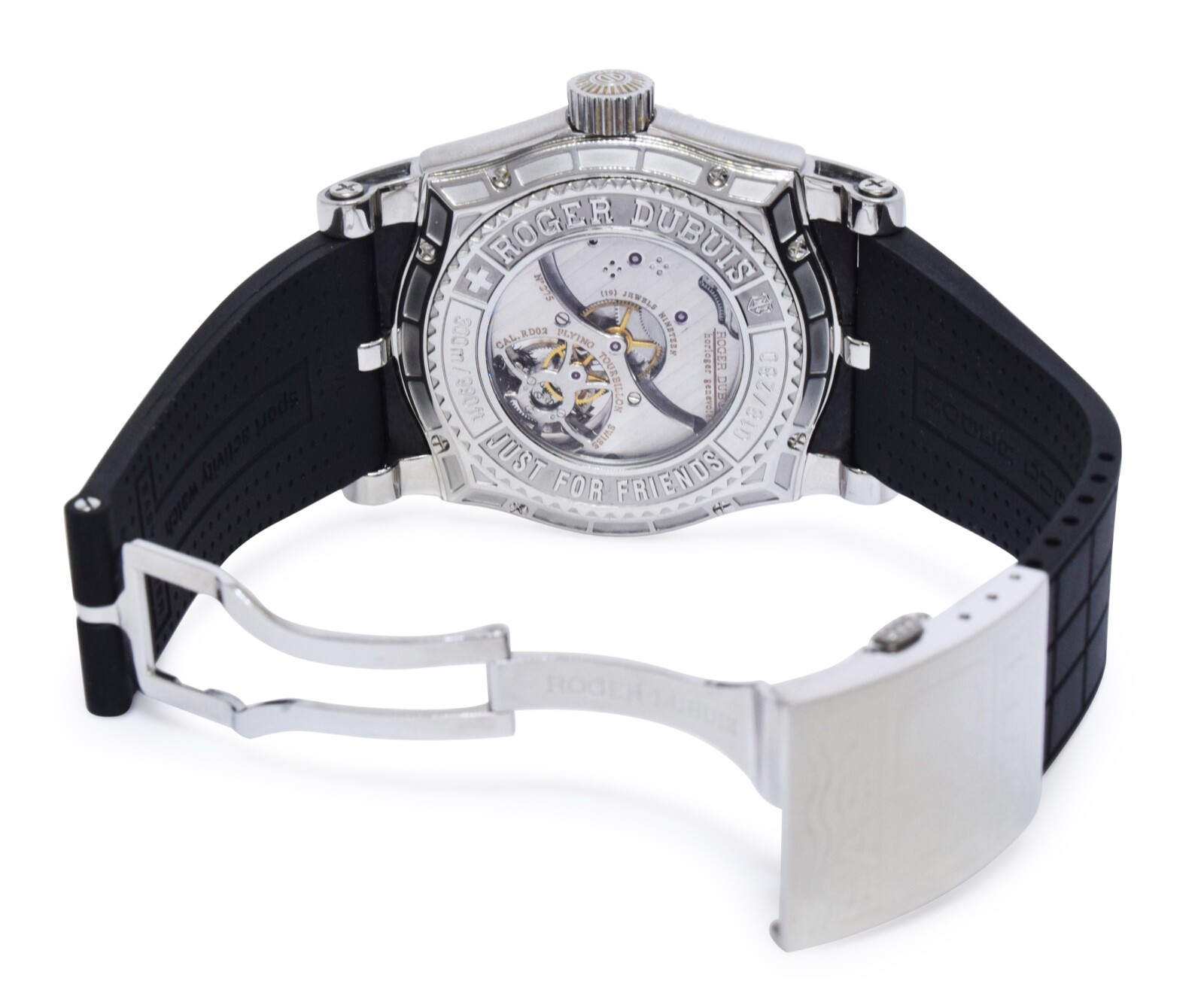Roger Dubuis Easy Diver Tourbillon "Just for Friends" Steel 48mm Watch SE48 02 9