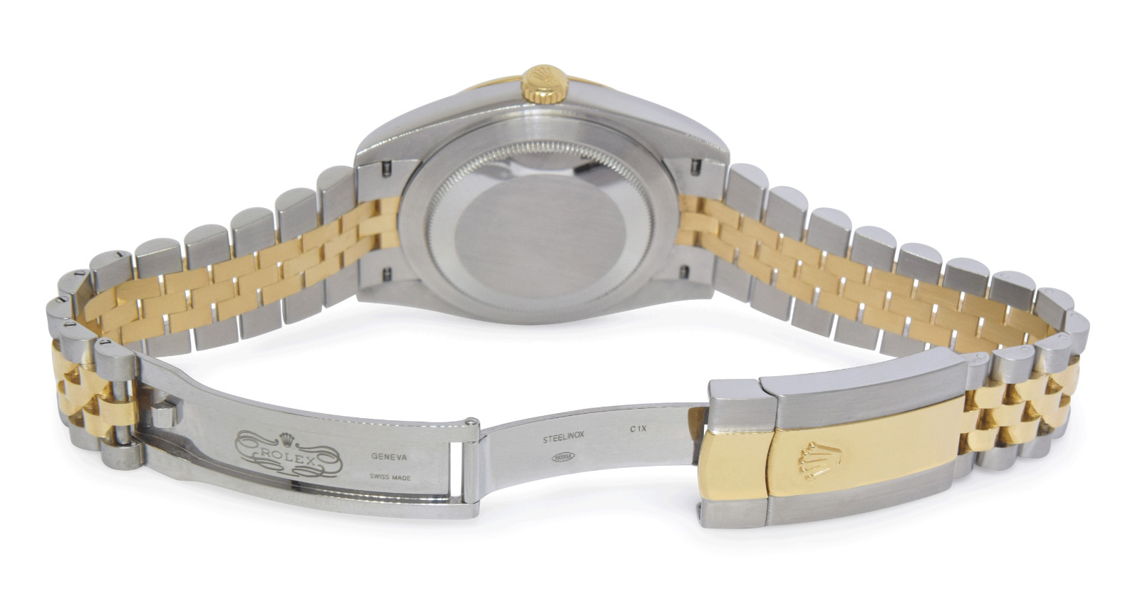 Rolex Datejust 41 YG/Steel Wimbledon Dial Mens Watch Box /Papers '24 126333