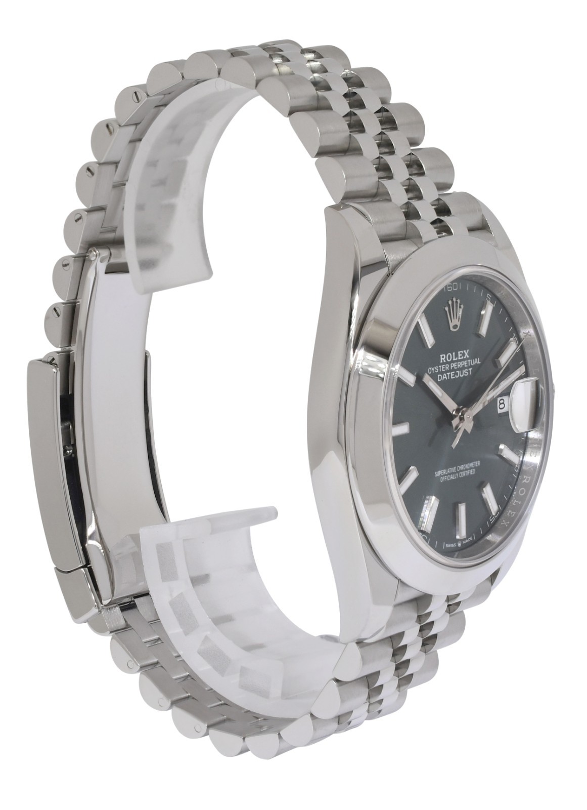 NEW Rolex Datejust 41 Steel Mint Green Dial Mens Jubilee Watch B/P '25 126300