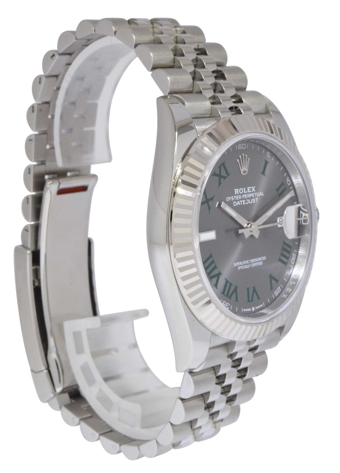 NEW Rolex Datejust 41 Steel & 18k Gold Bezel Wimbledon Watch B/P '26 126334