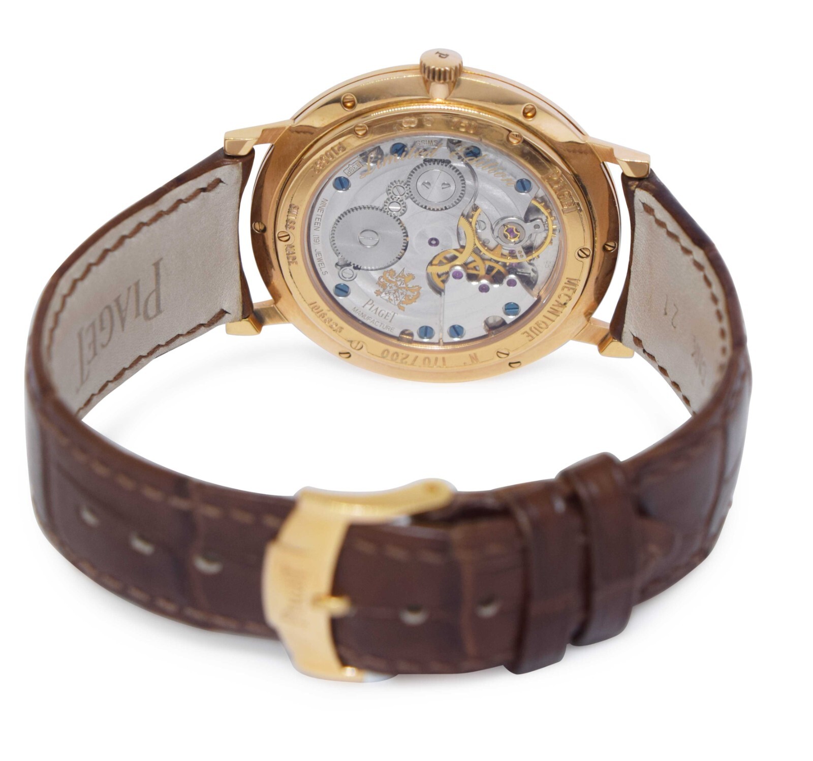 Piaget Altiplano 18k Rose Gold Mens Limited Mechanical Wind 40mm Watch GAO34113