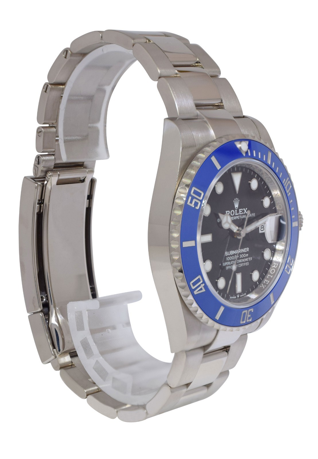 Rolex "Smurf" Submariner 18K White Gold Blue Ceramic 41mm Watch '22 B/P 126619LB