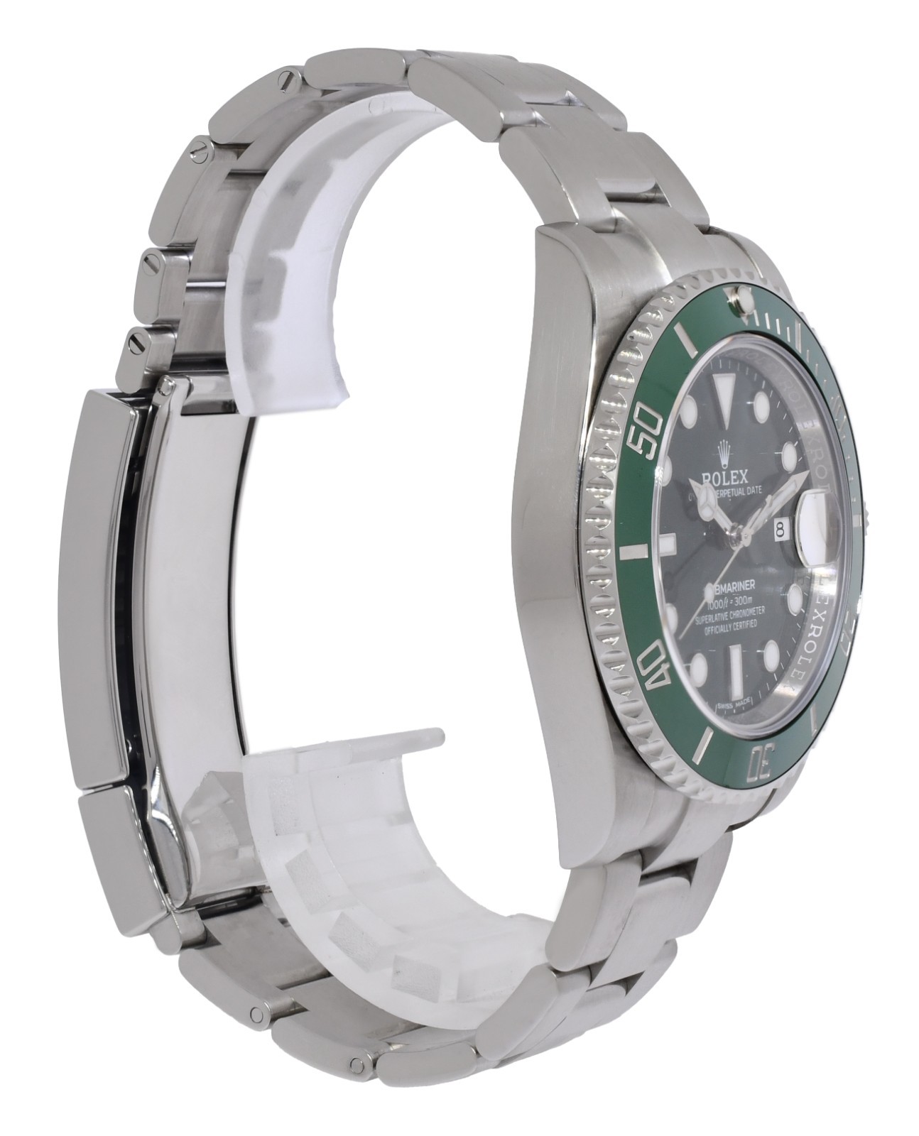 Rolex Submariner Hulk Steel Green Dial/Bezel Ceramic 40mm Watch B/P '17 116610