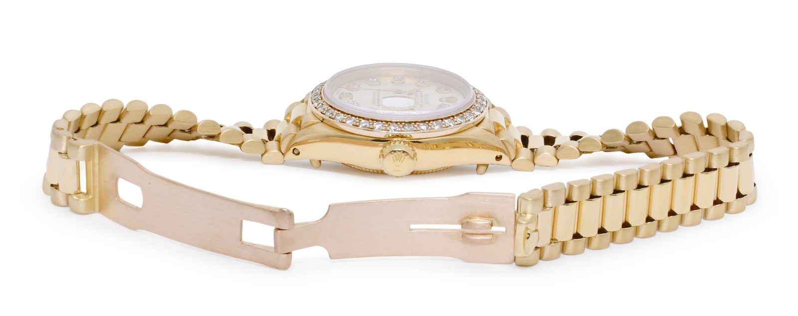 Rolex Datejust President 18k Yellow Gold Diamond Dial/Bezel 26mm