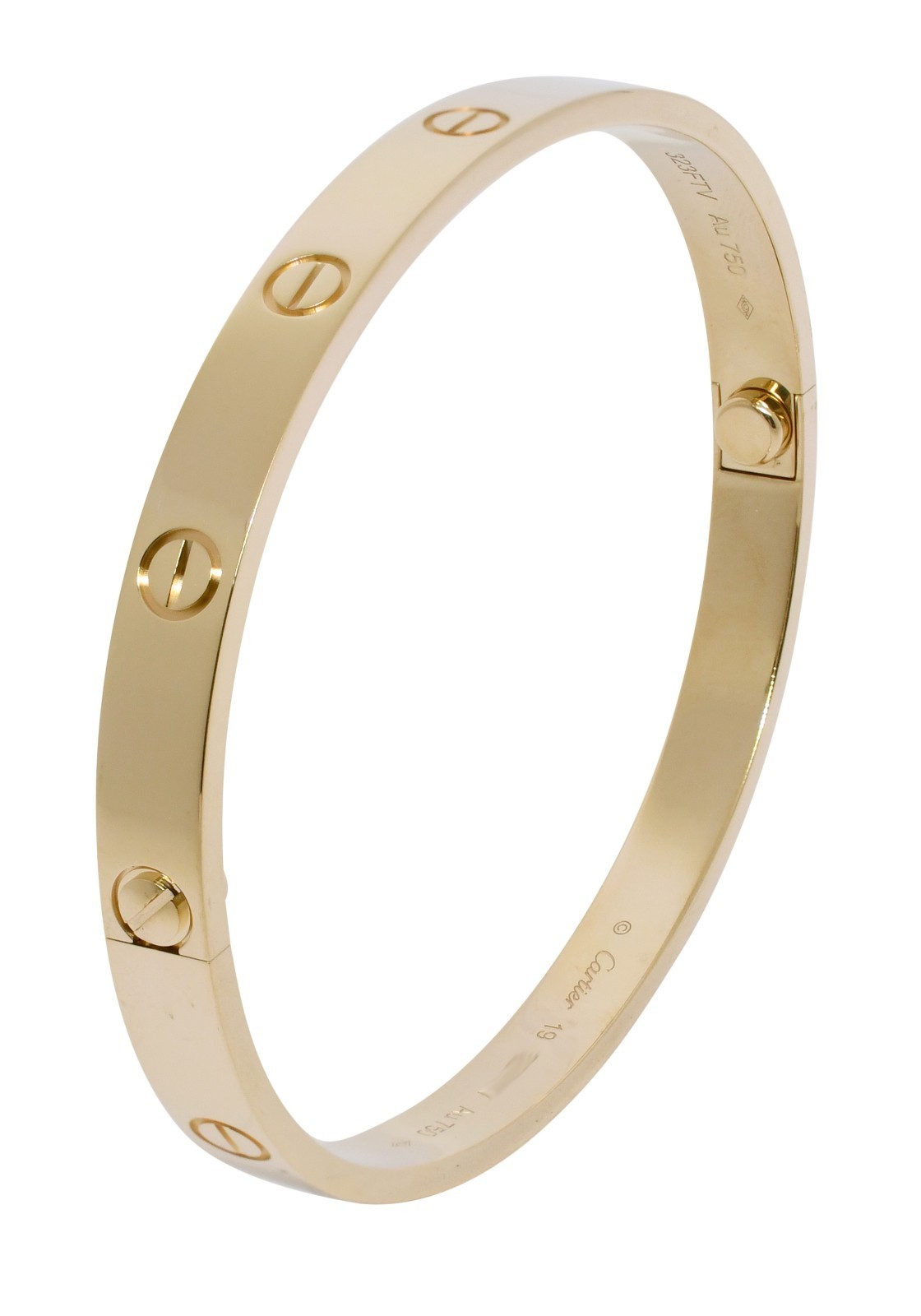 Cartier Love Bracelet Classic 18k Yellow Gold Size 19 +Box B6067519 Cartier Love Bracelet Classic 18k Yellow Gold Size 19 +Box B6067519