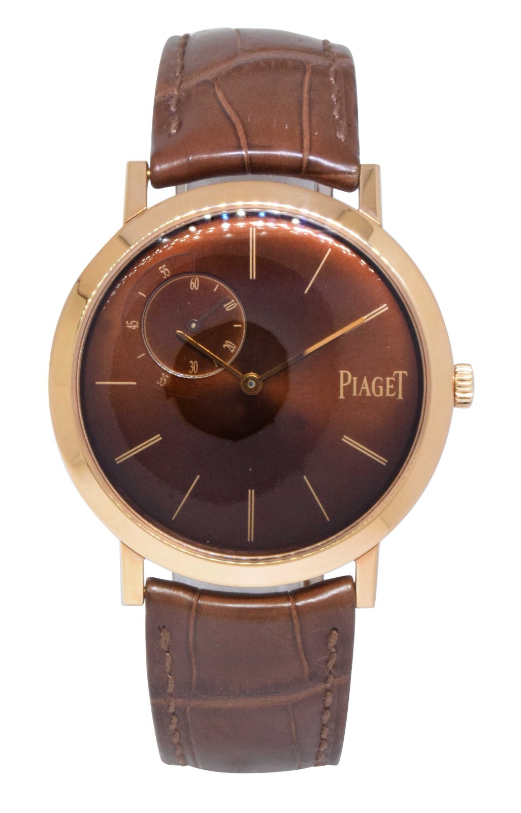 Piaget Altiplano 18k Rose Gold Mens Limited Mechanical Wind 40mm Watch GAO34113