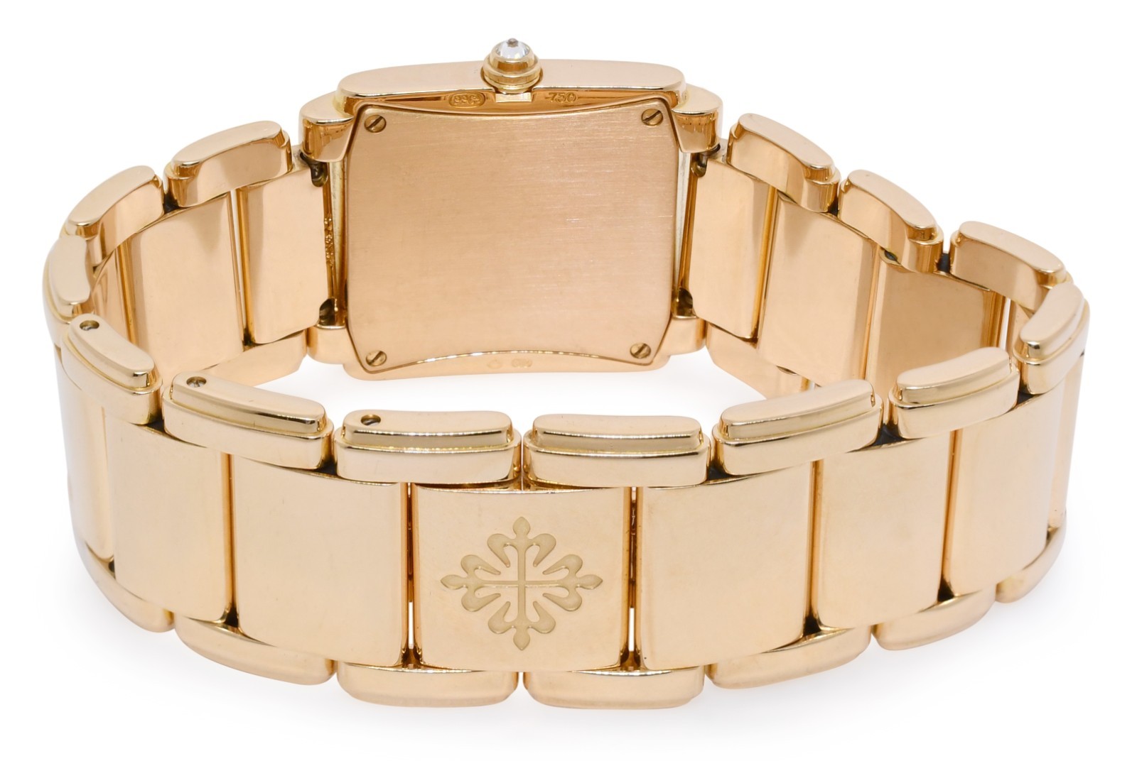 Patek Philippe Twenty~4 18k Rose Gold & Diamond Chocolate Ladies Watch 4910/11R