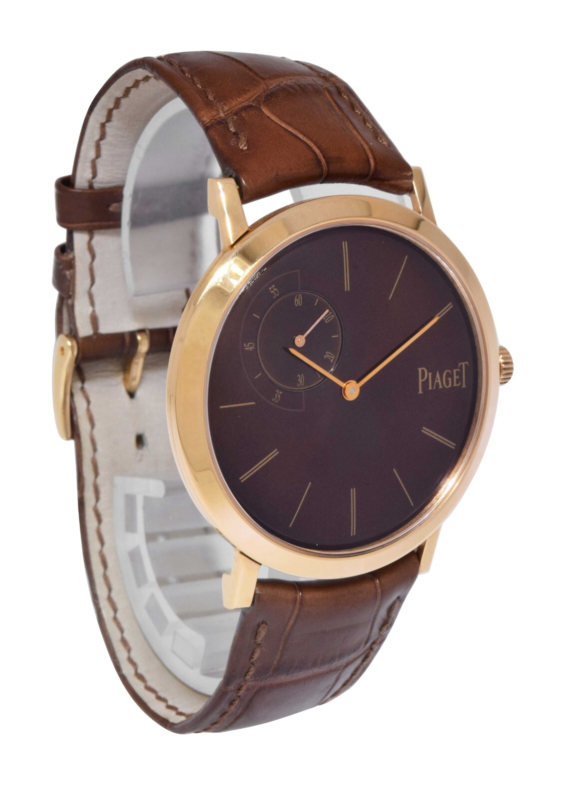 Piaget Altiplano 18k Rose Gold Mens Limited Mechanical Wind 40mm Watch GAO34113