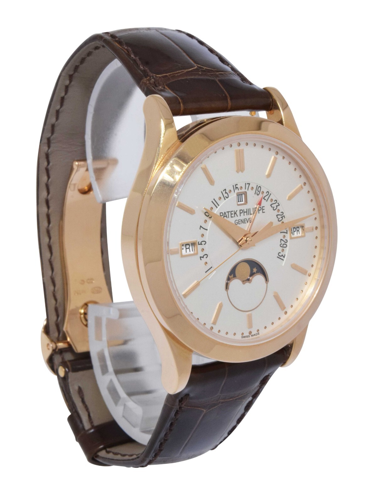 Patek Philippe Perpetual Calendar Retrograde 18k Rose Gold 5496 Box/Papers 5496R