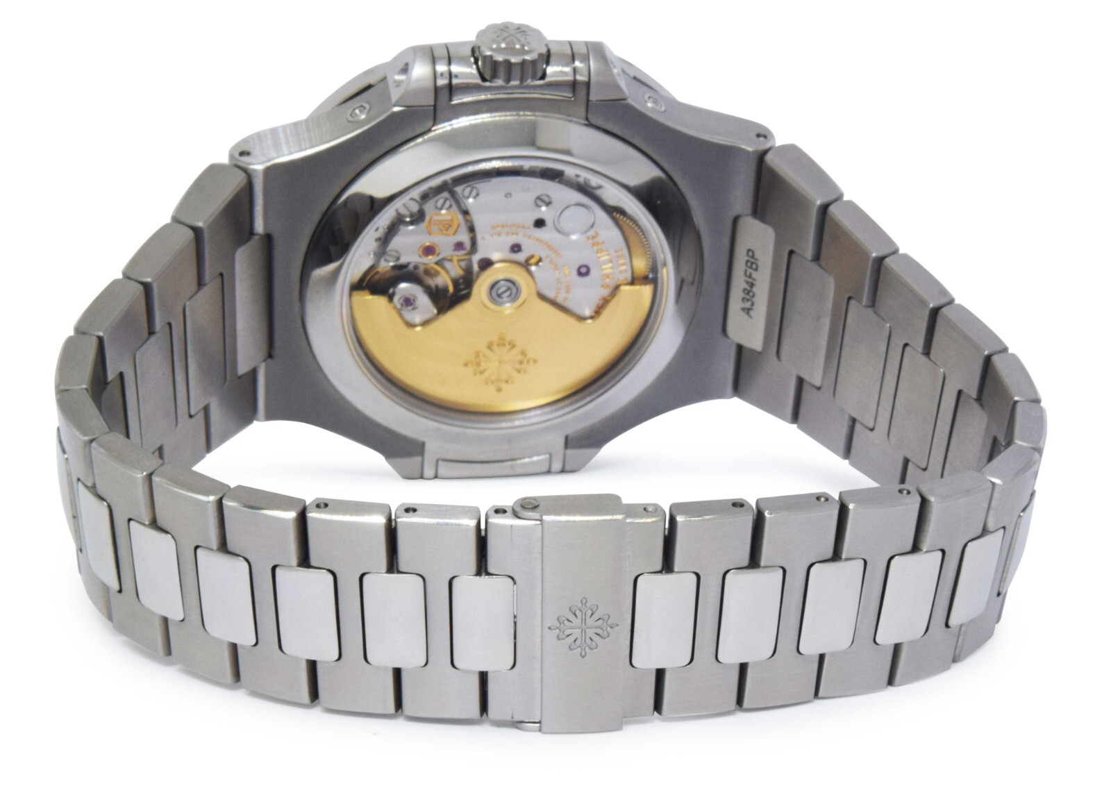 Patek Philippe Nautilus Steel Annual Calendar White Dial Watch B/P '17 5726/1A