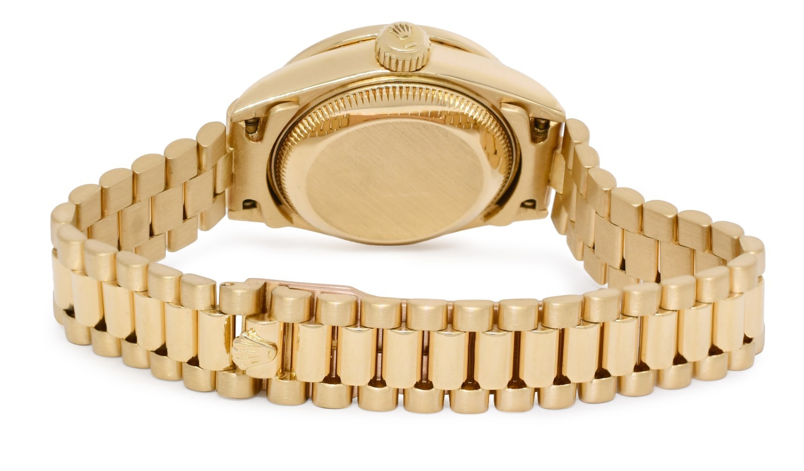 Rolex Datejust President 18k Yellow Gold Champagne Diamond 26mm Watch '86 69178