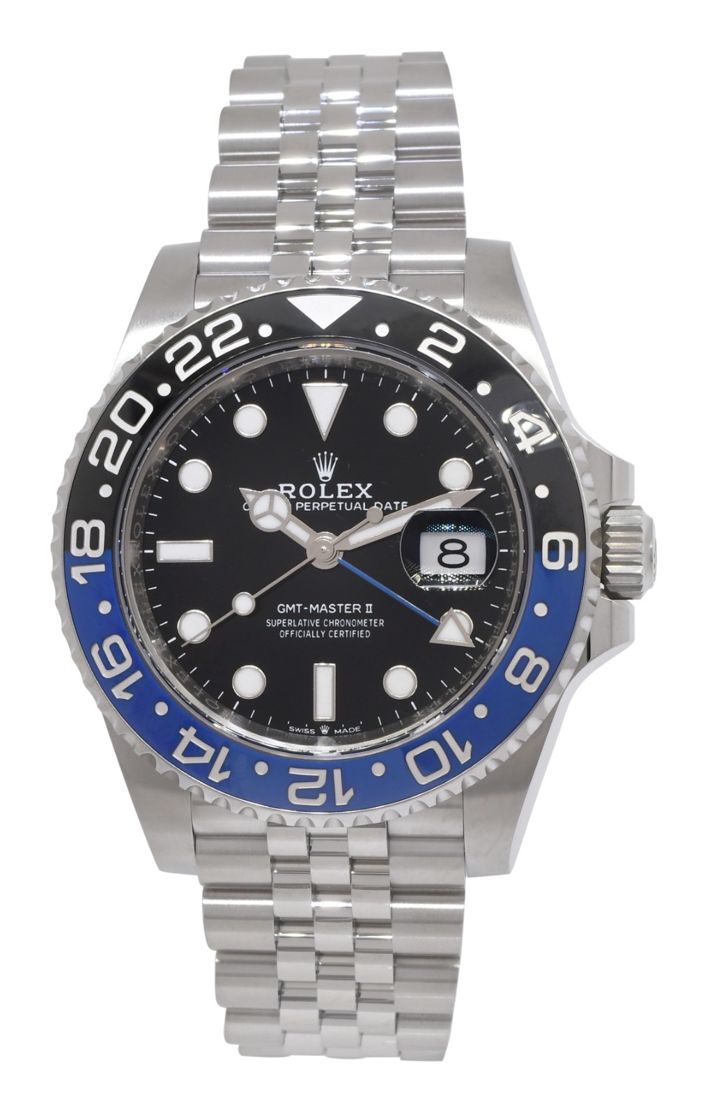 Rolex GMT-Master II Steel Black/Blue Ceramic Jubilee Watch B/P '24 126710