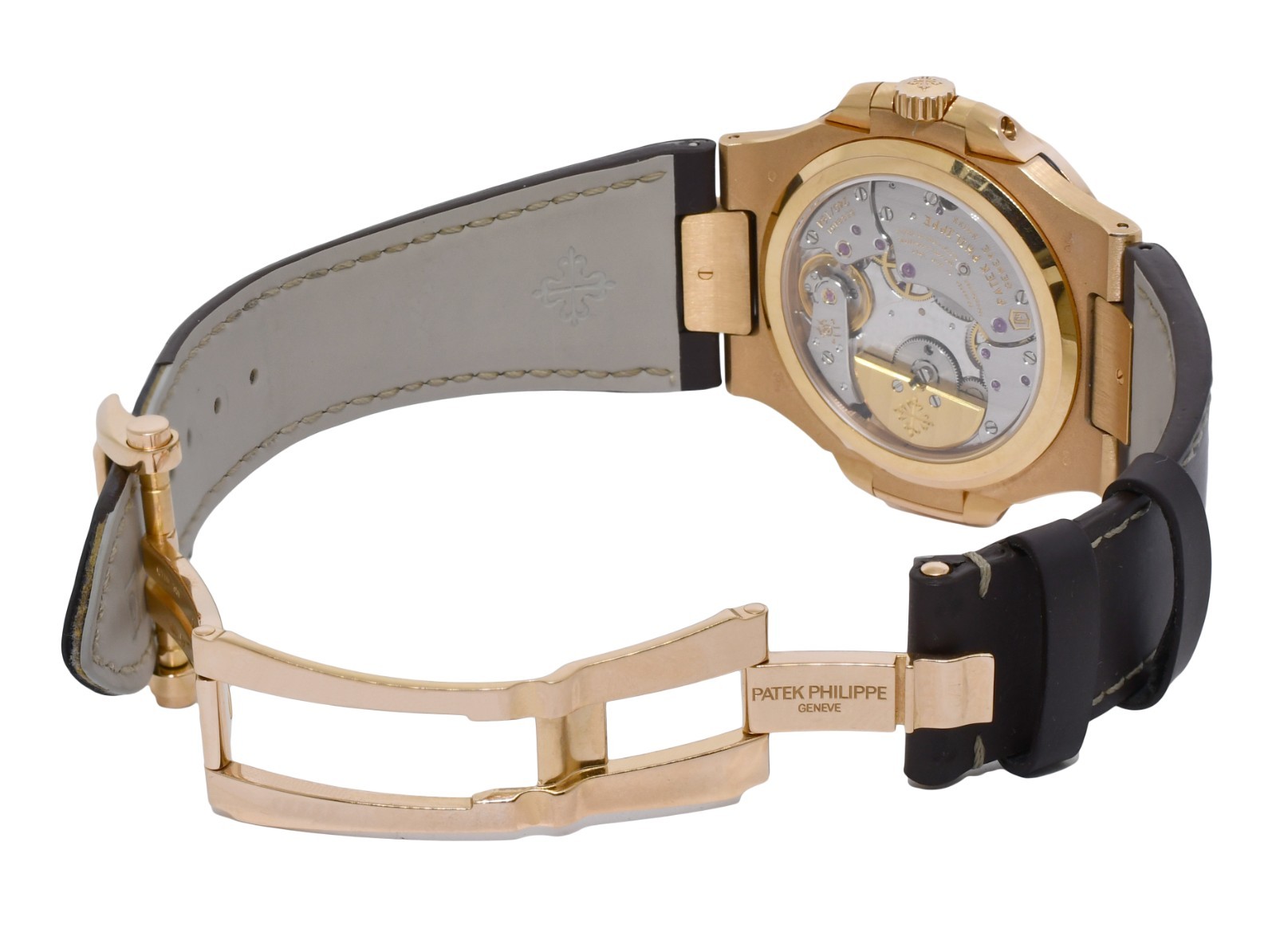 Patek Philippe Nautilus 5712 Complication 18k Rose Gold Watch B/P '12 5712R-001